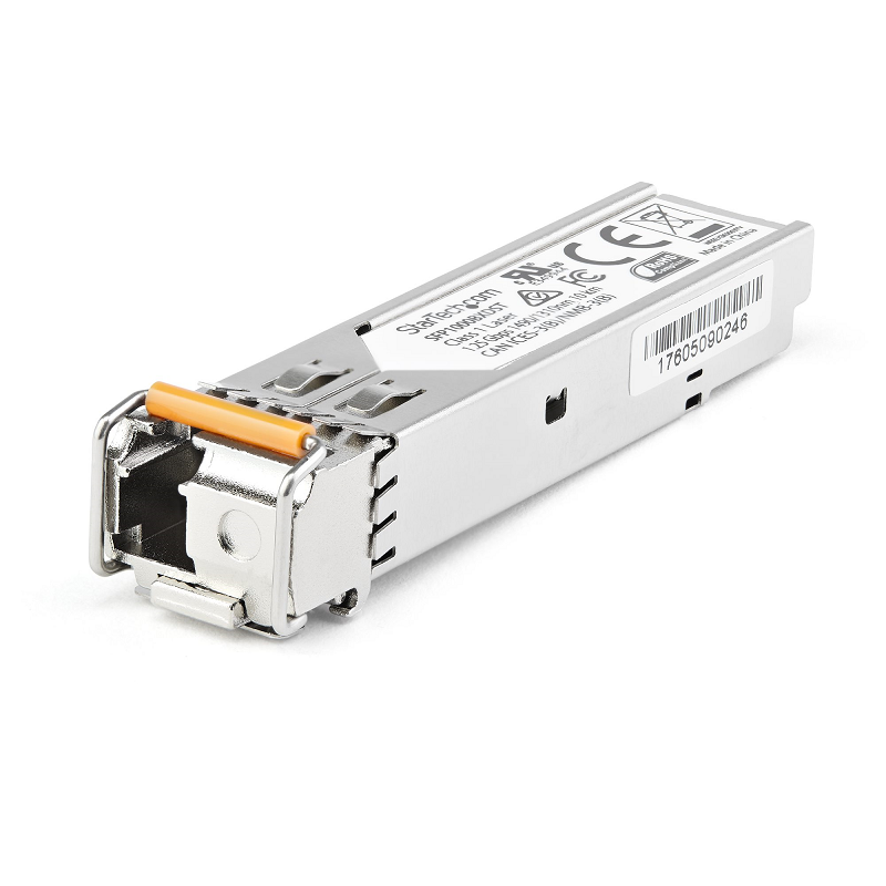 StarTech SFP1GBX10UES 11 GbE Gigabit Ethernet BiDi Fiber (SMF) Transceiver 